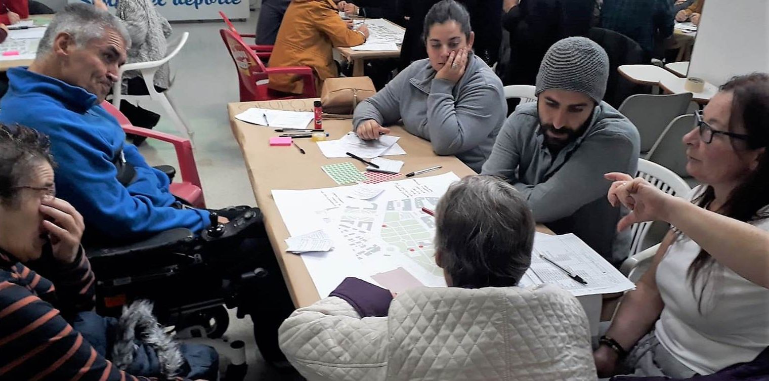 grupo en sesion parque