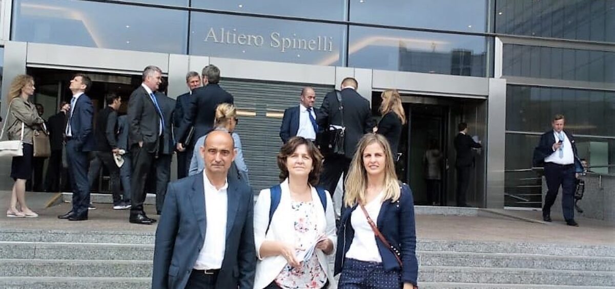 Representantes de Amica en el Parlamento Europeo