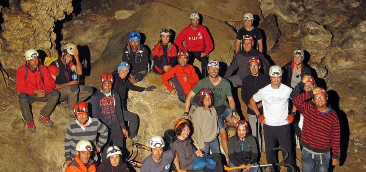 Dentro de la cueva Coventosa