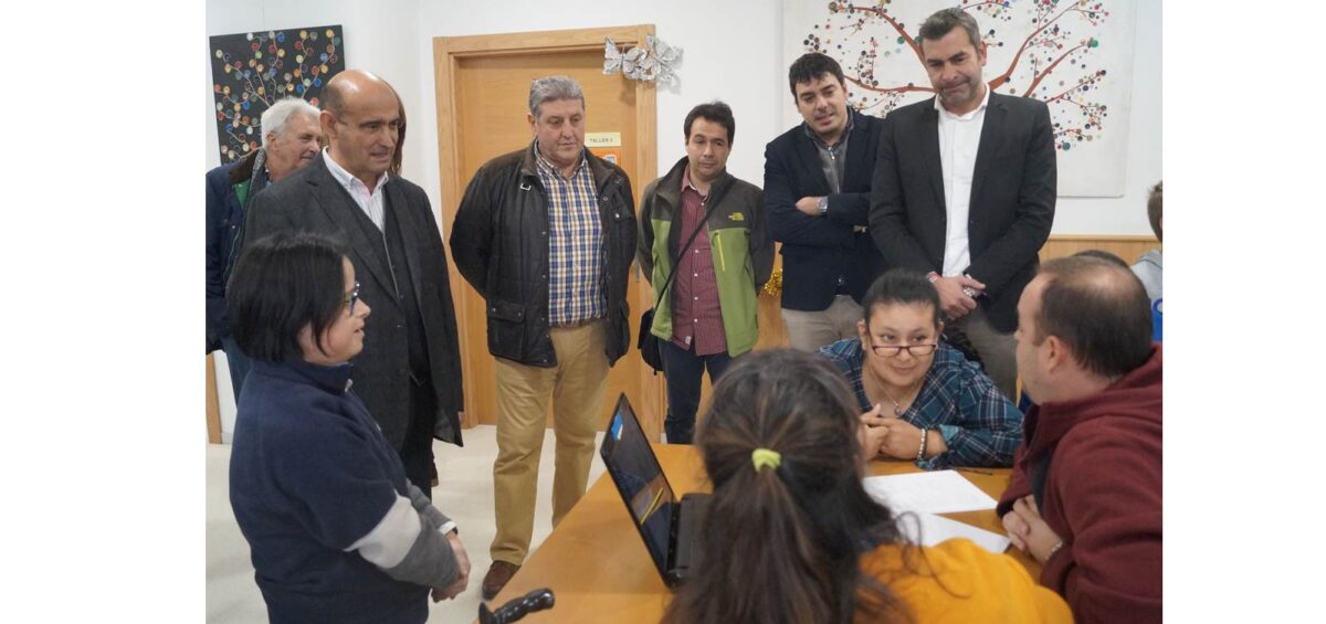 Visitando las instalaciones