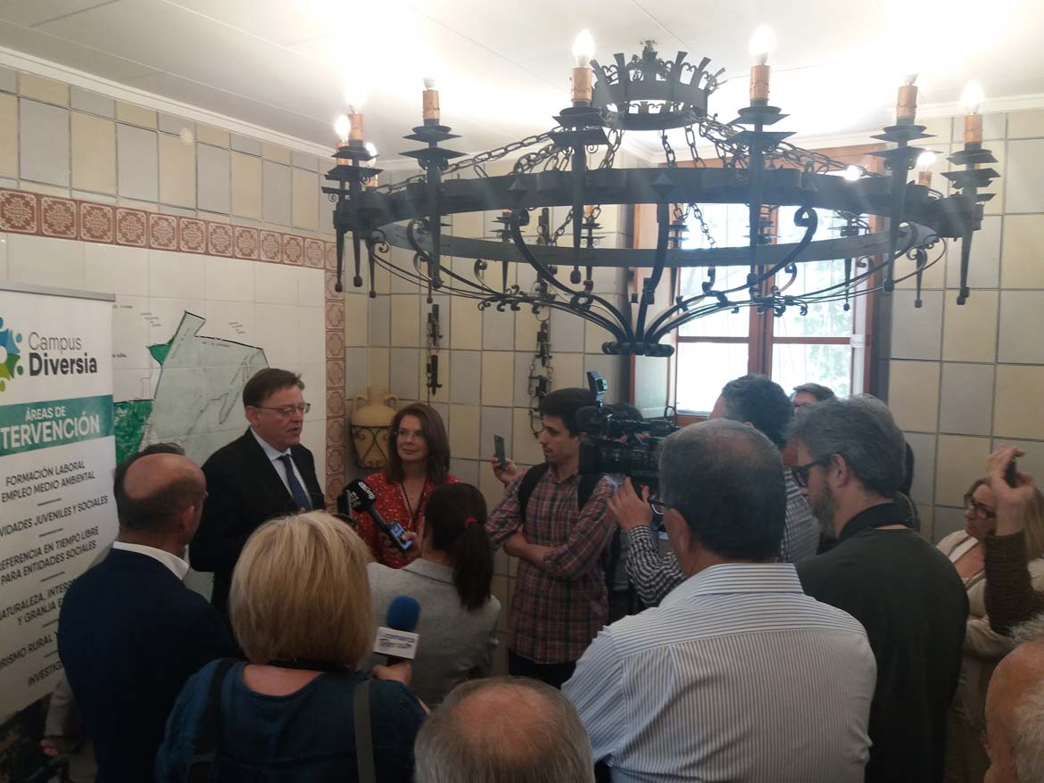 El President de la Generalitat Valenciana visita Campus Diversia