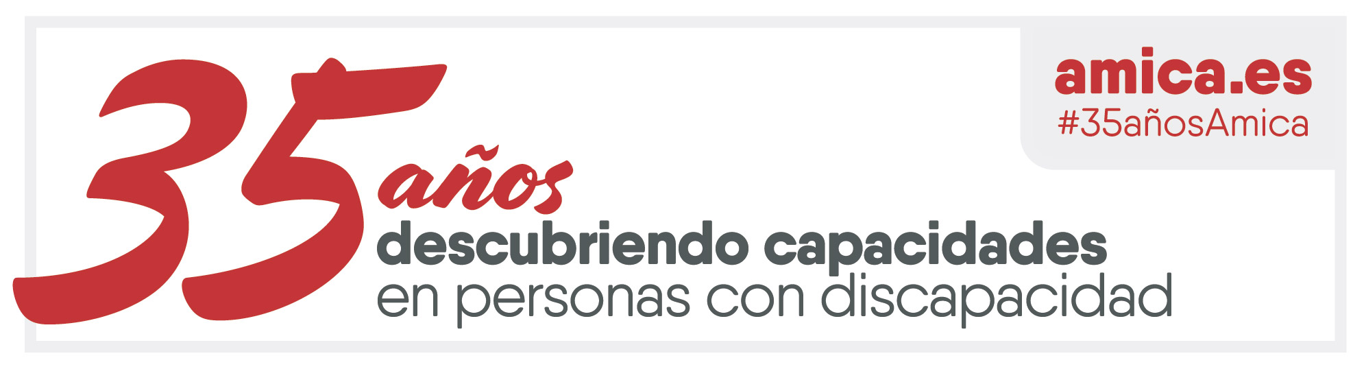 Amica - logo 35 años Amica - logo 35 años