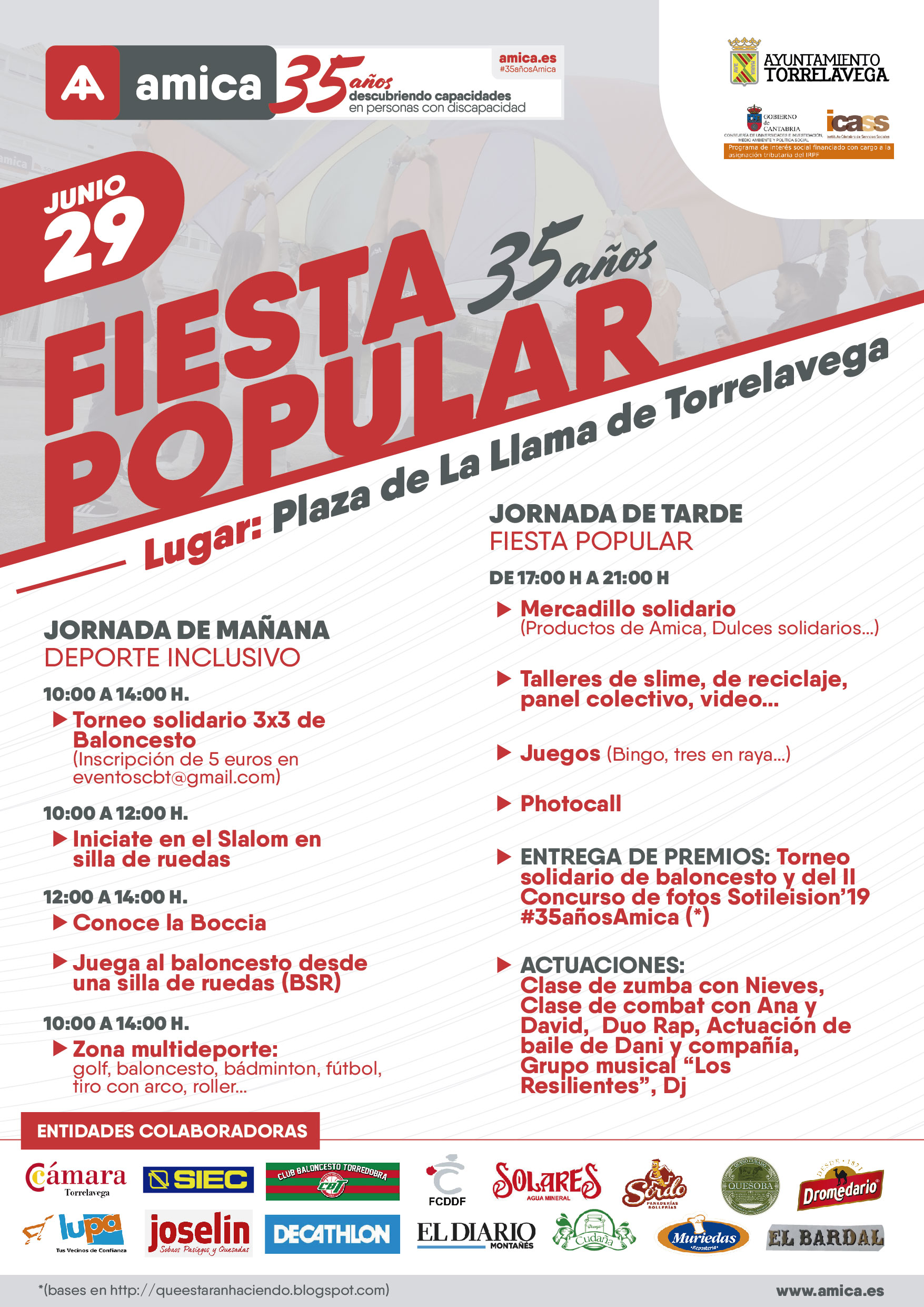 Fiesta popular 35 Aniversario de Amica