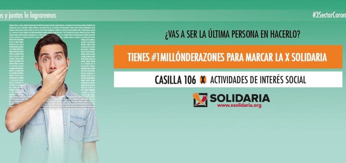 Marcar la “X Solidaria” en la declaración de la renta: un gesto de compromiso y solidaridad ciudadana en tiempos de crisis