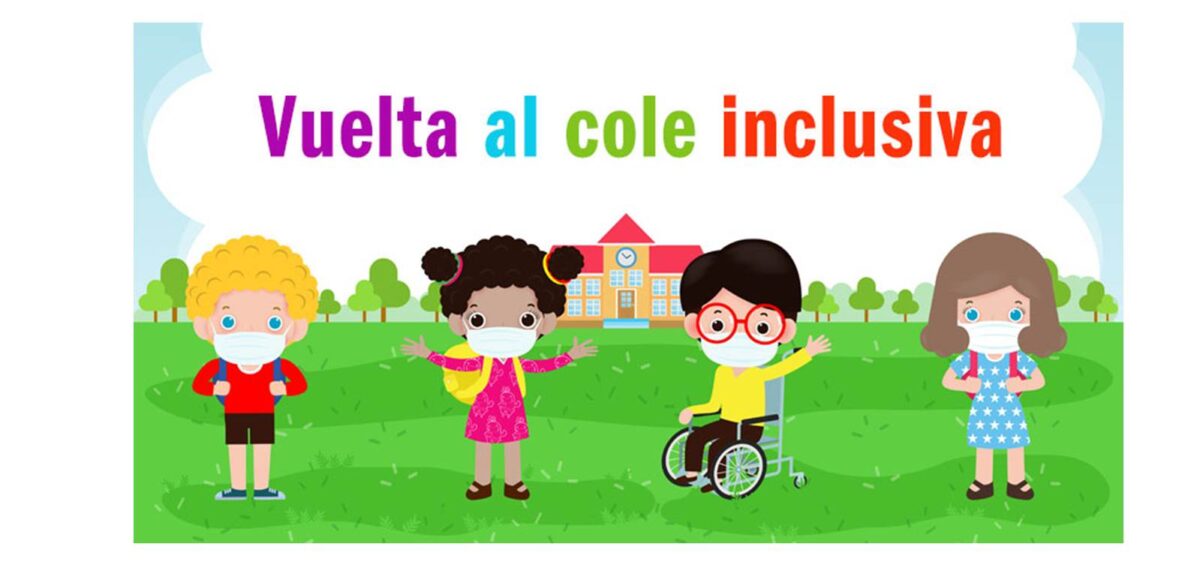 cartel vuelta al cole inclusiva