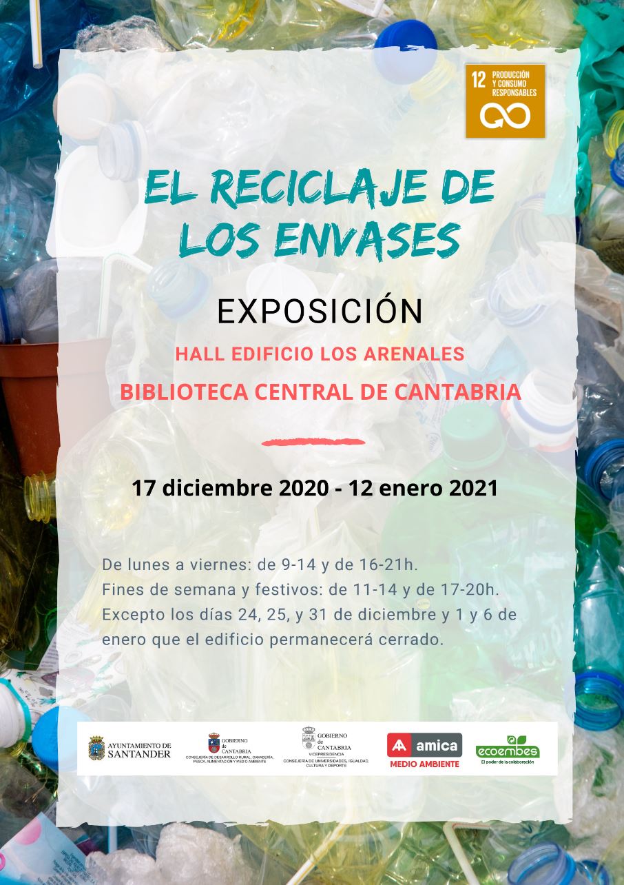 Amica junto con el Ayuntamiento de Santander y Ecoembes, presenta la exposición "El reciclaje de los envases"