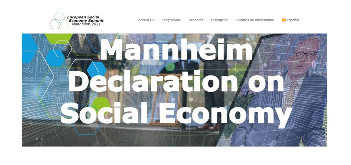 Declaración de Mannheim refuerza el papel de la Economía Social