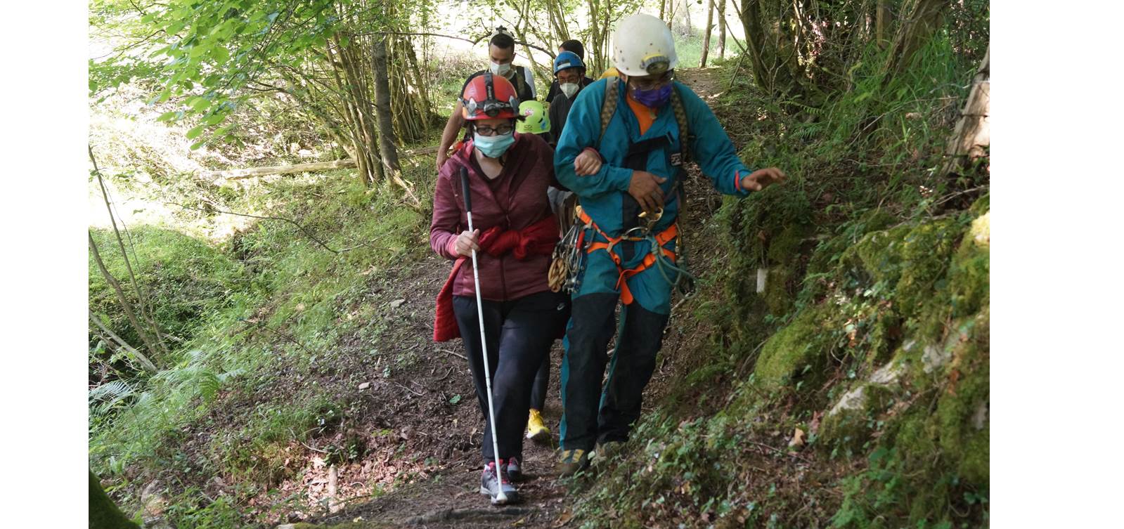 curso de espeleología Amica-personas-con-discapacidad