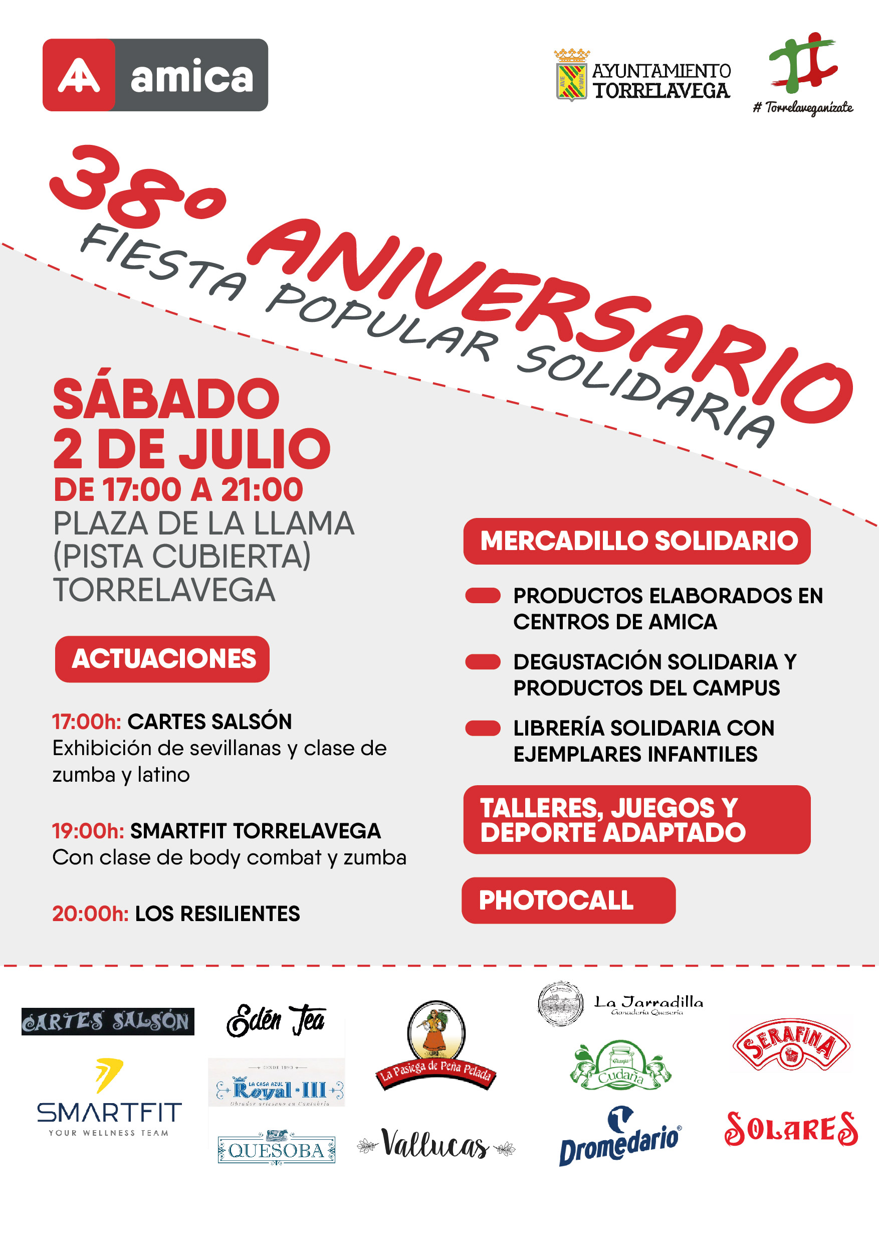 Disfruta de la fiesta de Amica el próximo sábado 2 de julio. ¡Te esperamos!