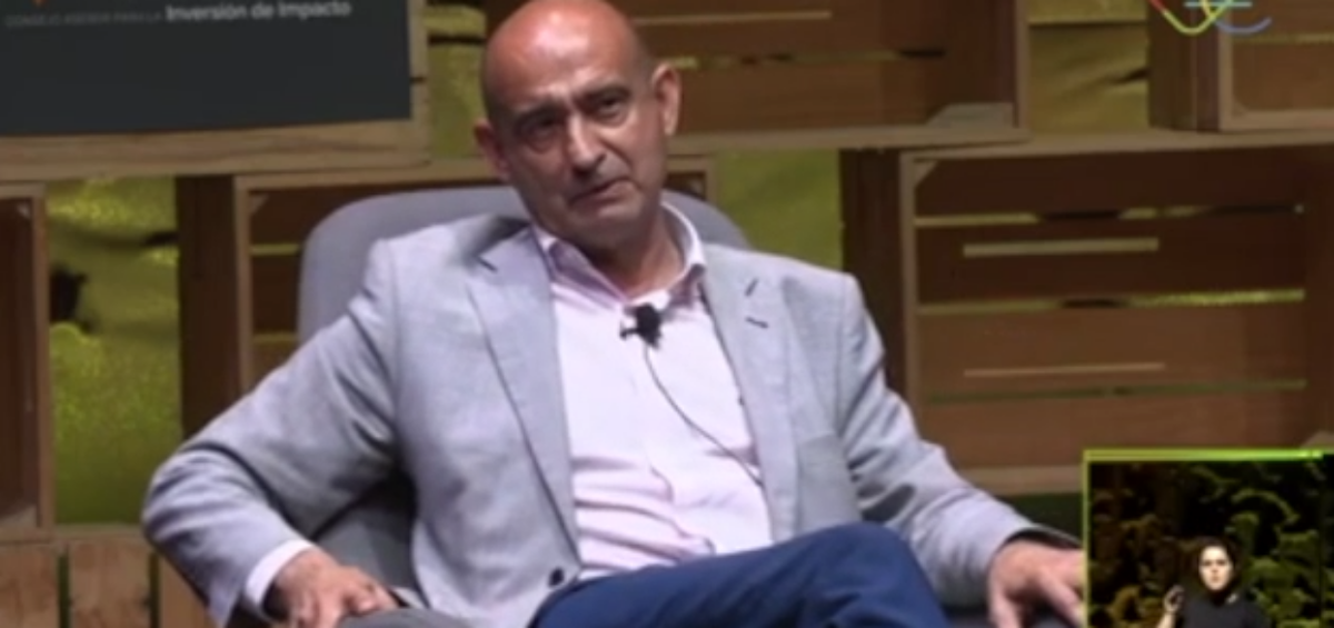 Tomás Castillo durante su intervención en SpainNAB 2022