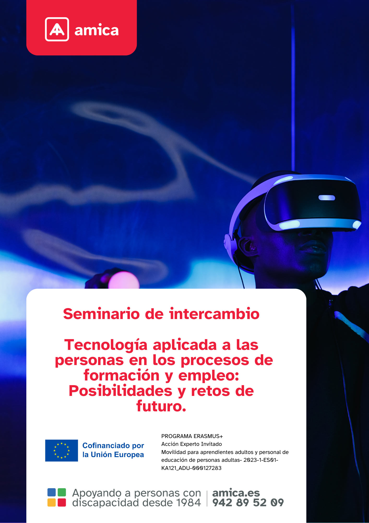 Seminario sobre Tecnología Aplicada a la Formación y Empleo en Amica