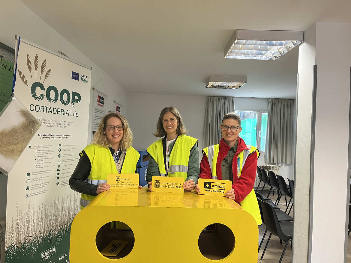 Konstantina Leventi de EASPD visita Amica para conocer su modelo de formación y empleo inclusivo