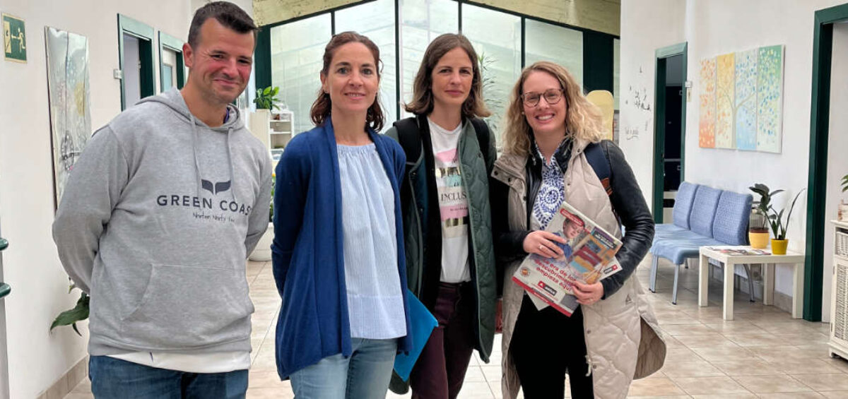 Konstantina Leventi de EASPD visita Amica para conocer su modelo de formación y empleo inclusivo