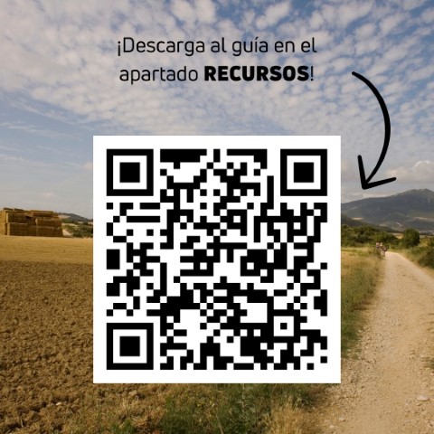 Qr para la descarga de la guía de buenas prácticas para hacer más inclusivos los caminos de peregrinación Qr para la descarga de la guía de buenas prácticas para hacer más inclusivos los caminos de peregrinación