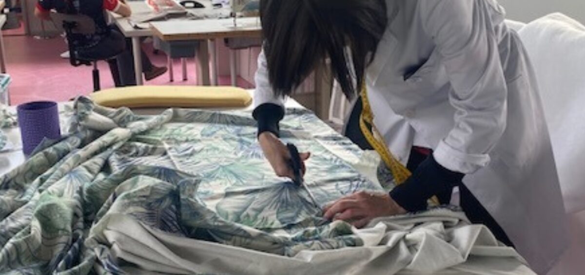 Imagen de confección de tela