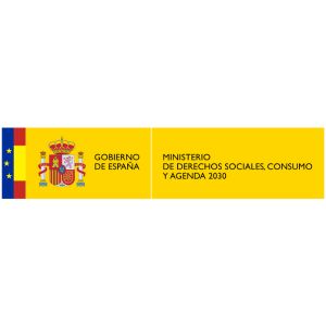 Logo Gobierno de España, ministerio de derechos sociales, consumo y Agenda 2030