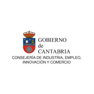 Logo Gobierno de Cantabria, consejería de industria, empleo, innovación y comercio