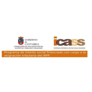 Logo ICASS, programa de interés social financiado con cargo la asignación tributaria del IRPF.