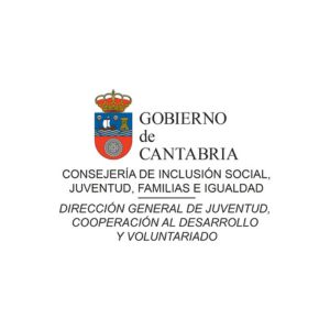 Logo Gobierno de Cantabria, consejería de inclusión social, juventud, familias e igualdad