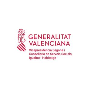 Logo Generalitat Valenciana vicepresidéncia segona i conselleria de serveis socials, igualitat i habitatge