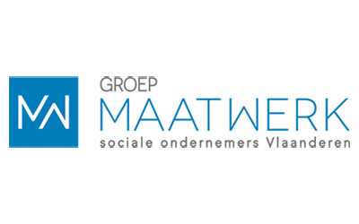 Logo GROEP MAATWERK sociale ondernemers Vlaanderen