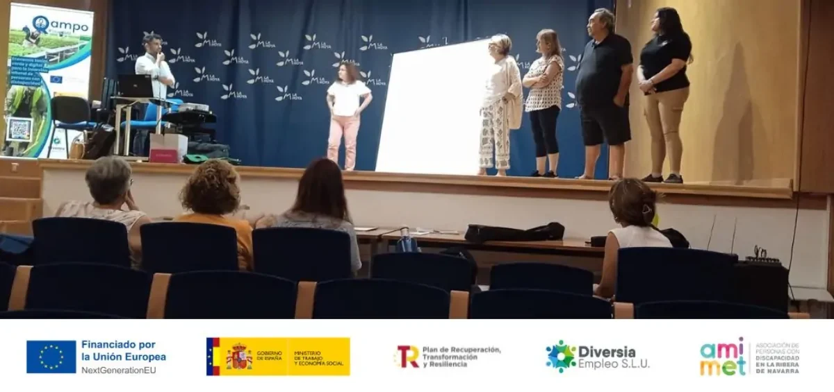 Presentación de Qampo Diversia en el taller para cuidadores no profesionales