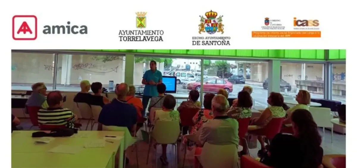 Foto de la charla de voluntariado de Caixabank