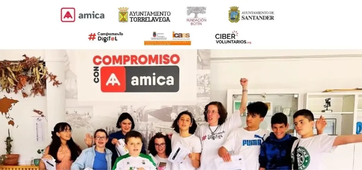 Los participantes del campamento digital en el ultimo día