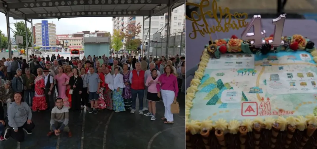 Portada con foto de los participantes a la fiesta de Amica y la Tarta