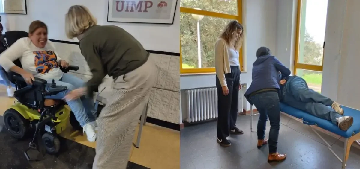 Jornadas Cermi Movilizaciones, las fuerzas de seguridad del estado aprenden a tomar medidas con una persona con discapacidad