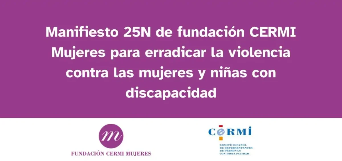 Manifiesto 25N cermi mujeres