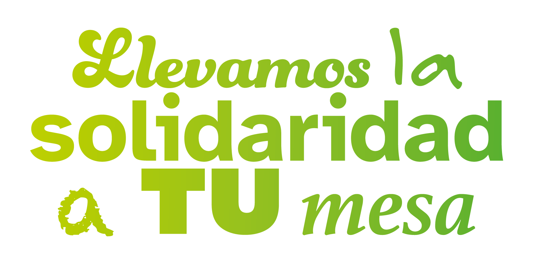 llevamos la solidaridad a tu mesa