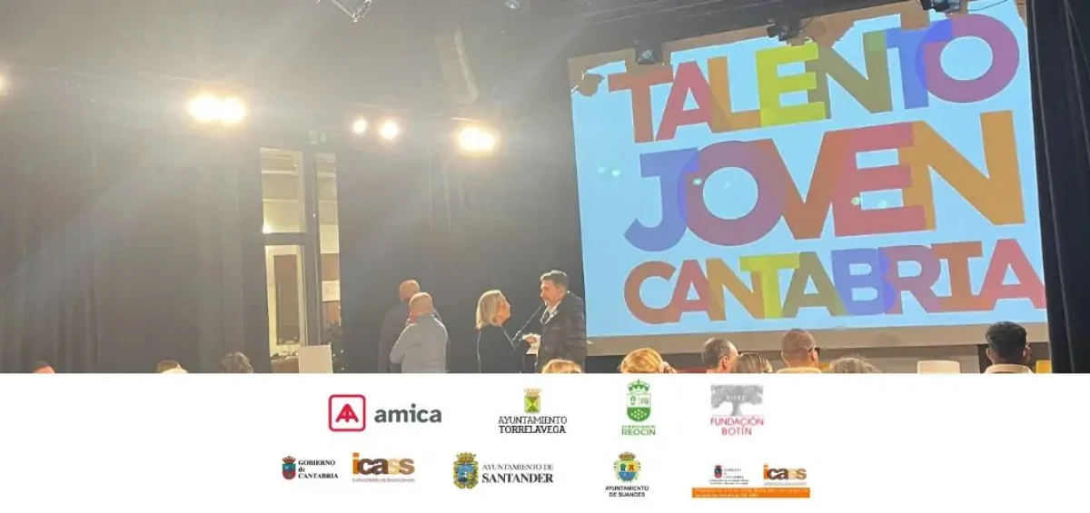 Amica acude al acto de Talento Joven Cantabria
