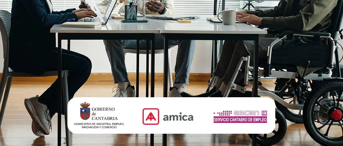Amica lidera un “Programa AME” para impulsar el empleo de personas con discapacidad en Torrelavega